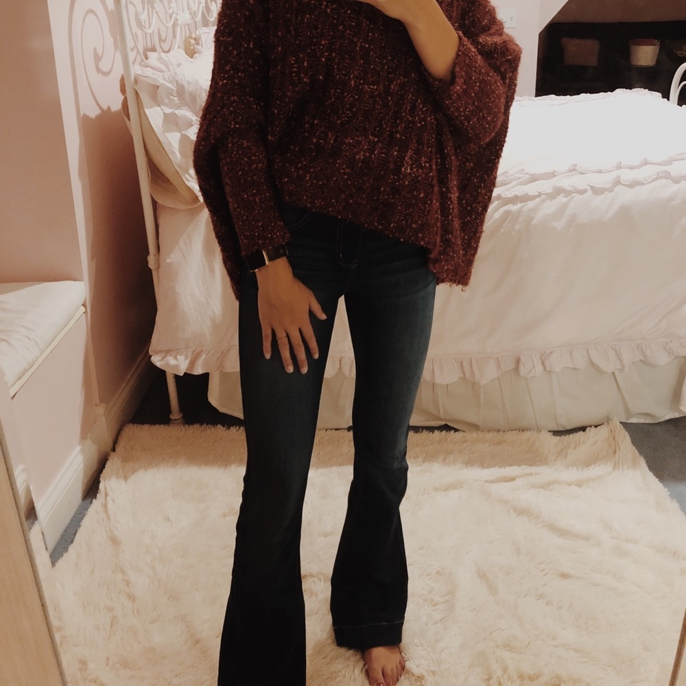 Bell Bottom Blue Jeans